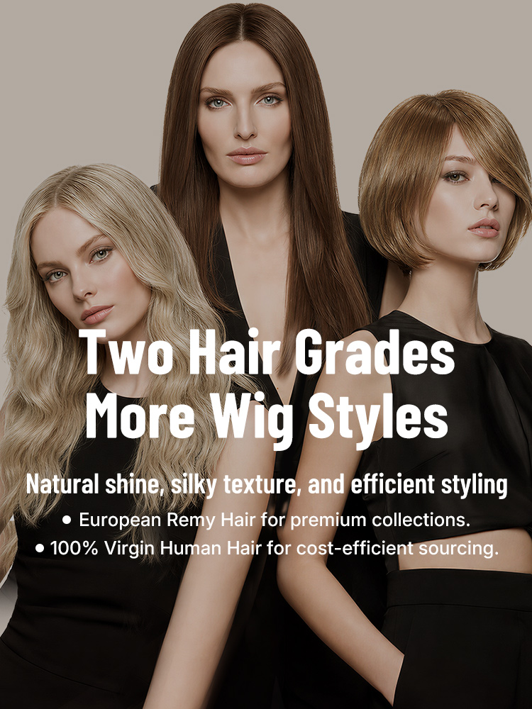 Two Hair Grades More Wig Styles