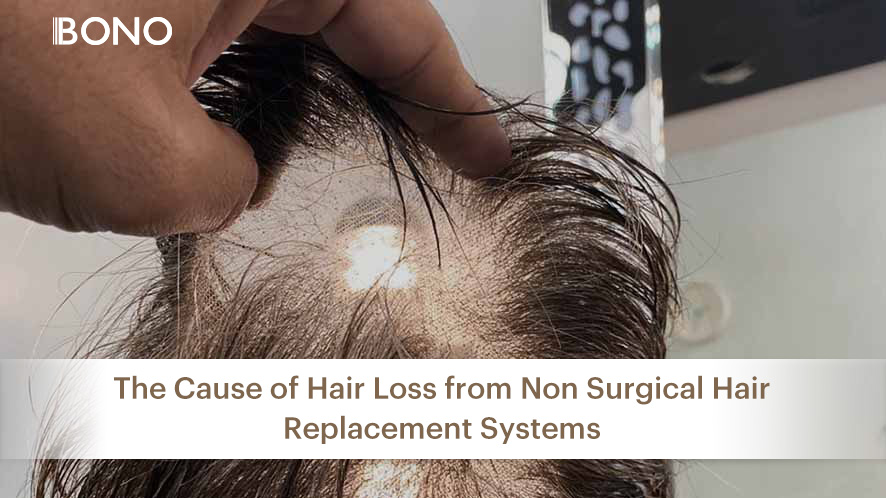 The cause of hair loss from non surgical hair replacement systems - Bono  Hair