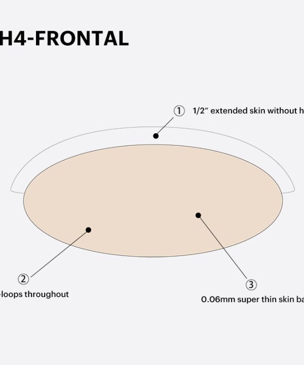 BH4-FRONTAL hair system