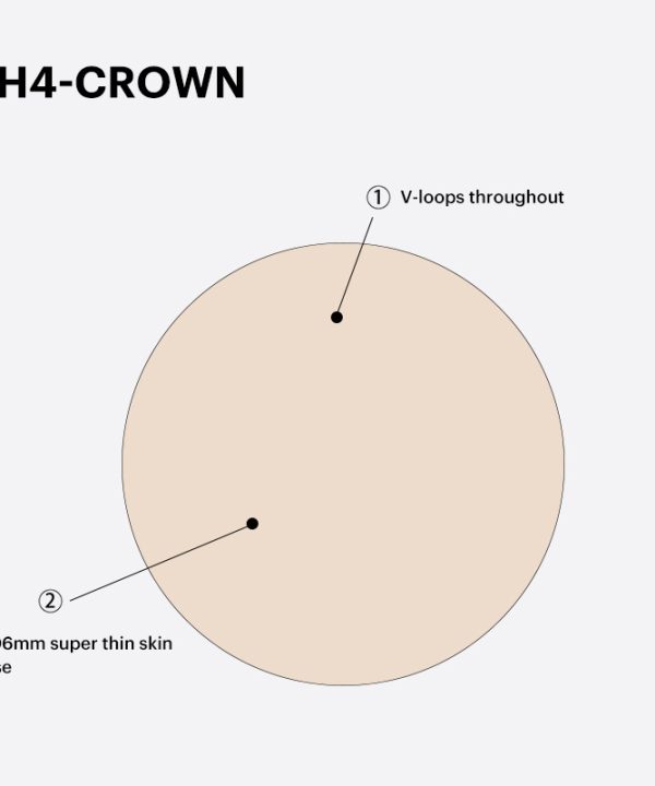 BH4-CROWN hair system