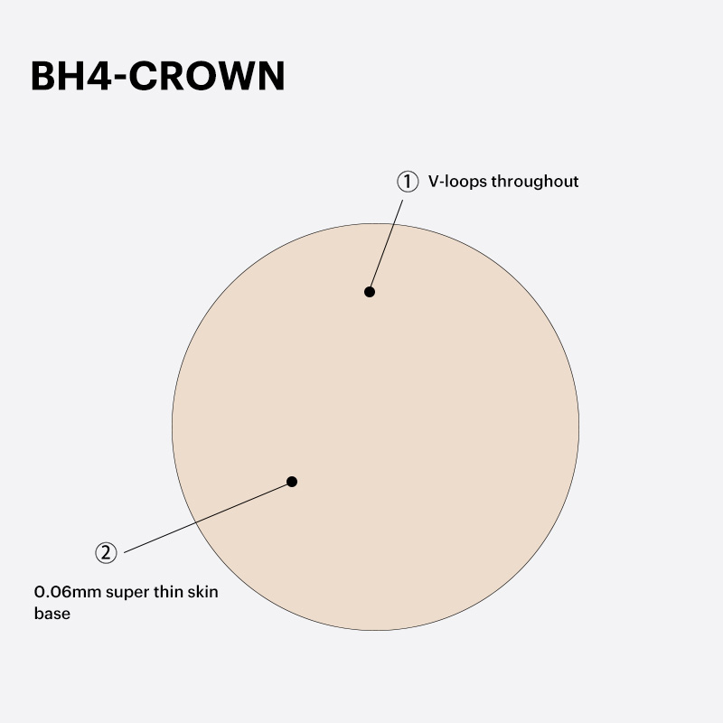 BH4-CROWN hair system