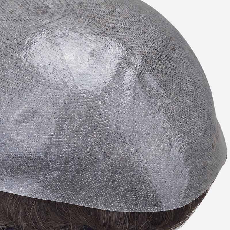 BH8 Lace Front Toupee Is A Lace Front And Skin Hairpiece From Bono Hair