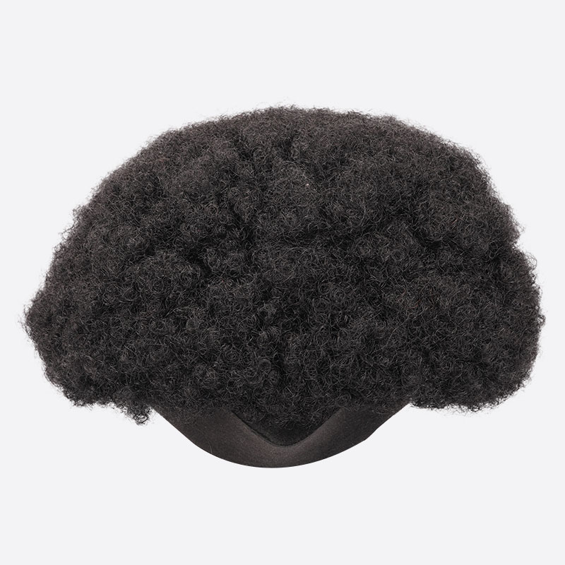 BH6D AFRO Men's Afro Wigs Are Black Men's Toupee Hair Pieces From Bono Hair