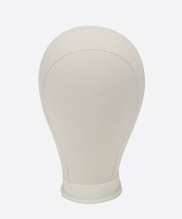 Canvas Wig Head with Stand, Canvas Mannequin Head