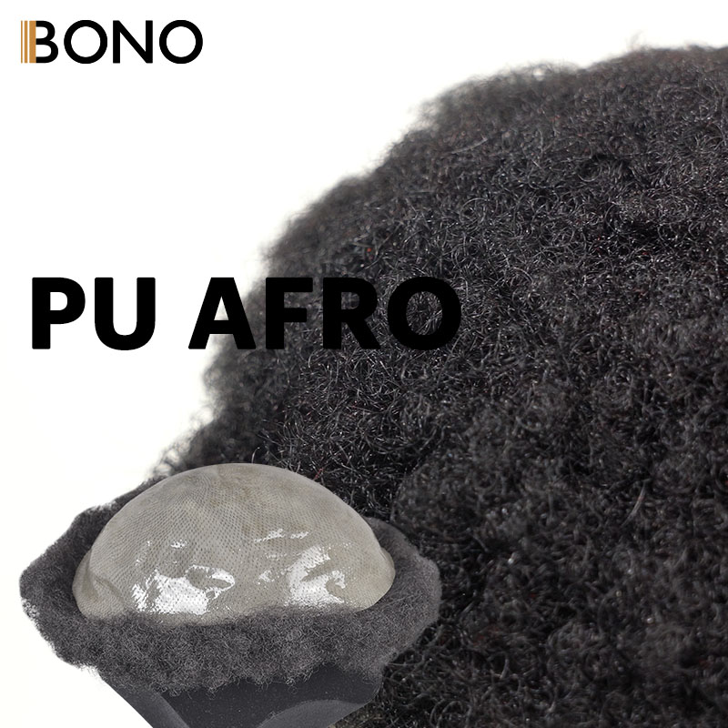 PU AFRO hair system youtube