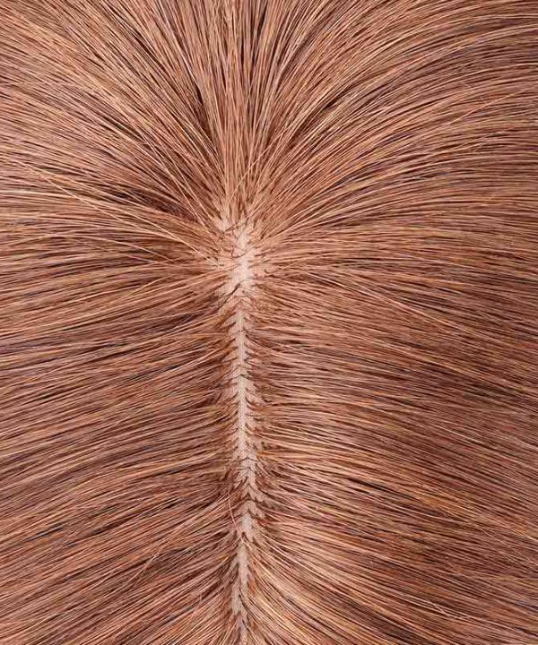 STELLA Silk Base Human Hair Topper Is Hidden Crown Topper From Bono Hair