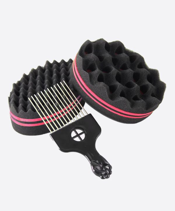 Afro Hair Comb And Hair Twist Sponge Brush From Bono Hair1