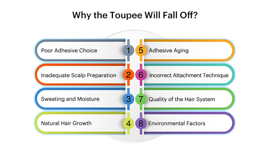 How to Avoid the Toupee from Falling Off