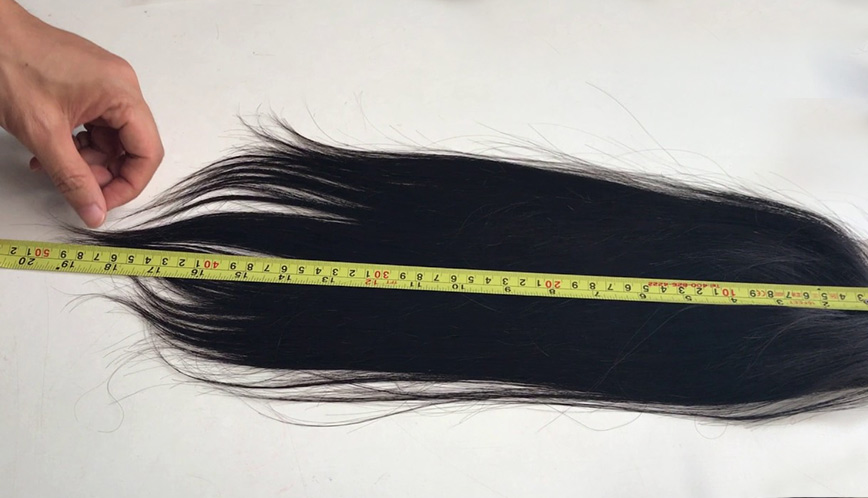Measure the Hair Length of a Hairpiece
