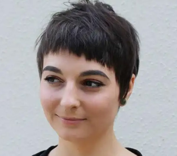 36.Pixie with Baby Bangs