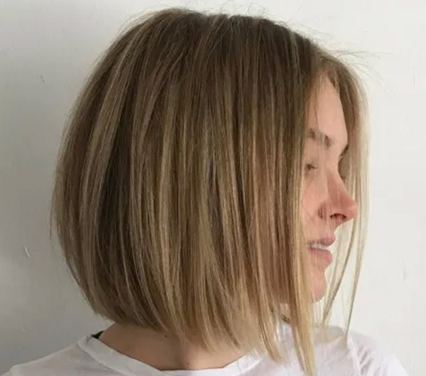 52.Perfect A-Line Bob for Straight Hair