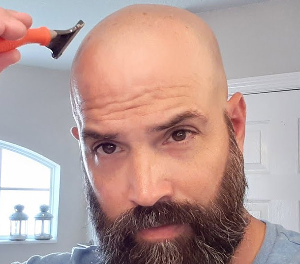 15.Razor Shave for Balding Men