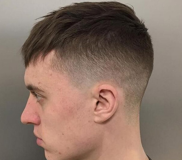 41.Textured Two Block Haircut