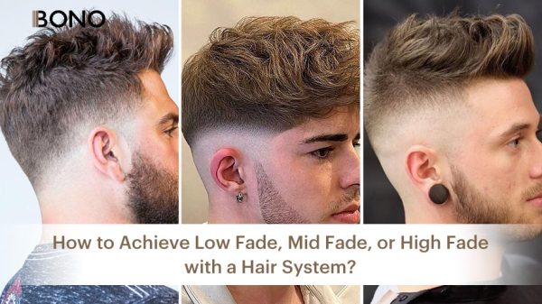 How to Achieve Low Fade, Mid Fade, or High Fade with a Hair System?