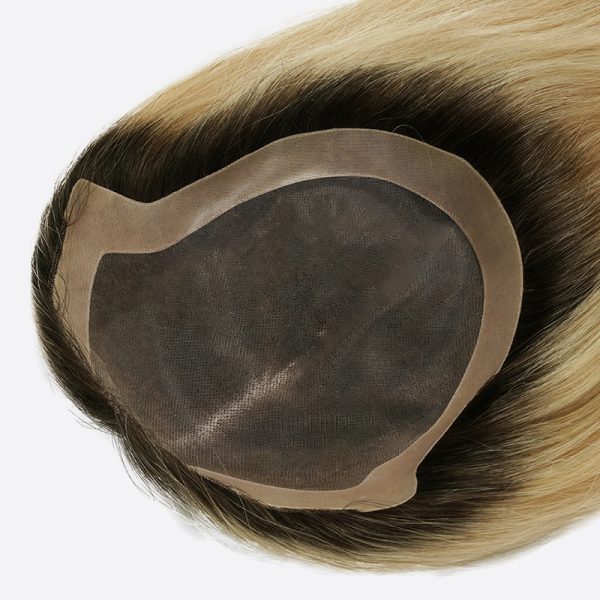 4Rose Women's Hair Toupee is Mono Toupee with NPU perimeter From Bono Hair