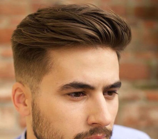 10. Slicked-Back Style