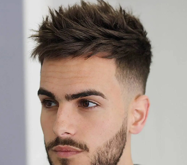 2. Textured Spike Cut for Thinning Hair
