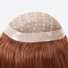 1-BNN951500 Fine Mono Women's Toupee Is Custom Toupee with Highlight Virgin Hair From Bono Hair