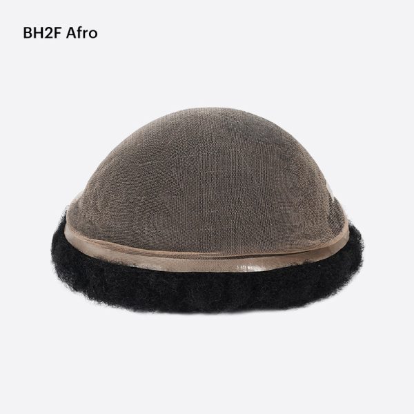 BH2F AFRO-Men Afro Unit Is Afro Toupee From Bono Hair