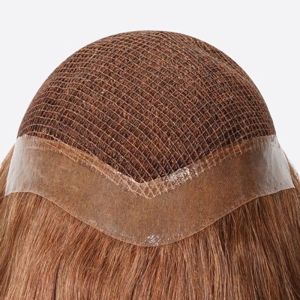 3BWN2626400 Custom Fishnet Toupee With Chinese Virgin Hair Toupee