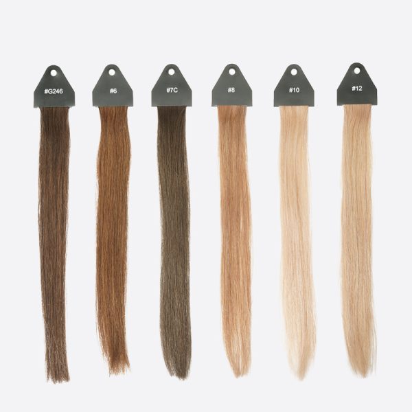 3Stock Women's Human Hair Color Ring Hair Swatches For Testing Color