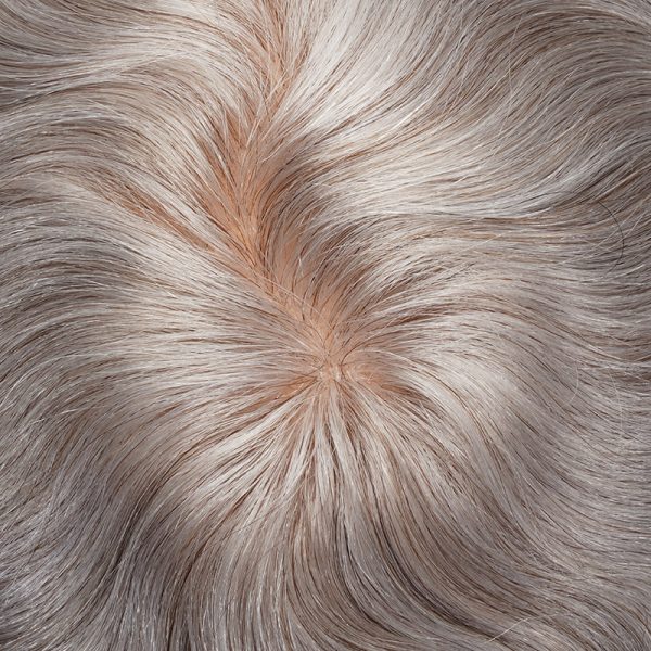 6BNN0360100 Fine Mono Women's Topper Is Topper With Gray Hair