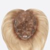 1BWN797740 Custom French Lace Topper With Spot Highlight Hair Color