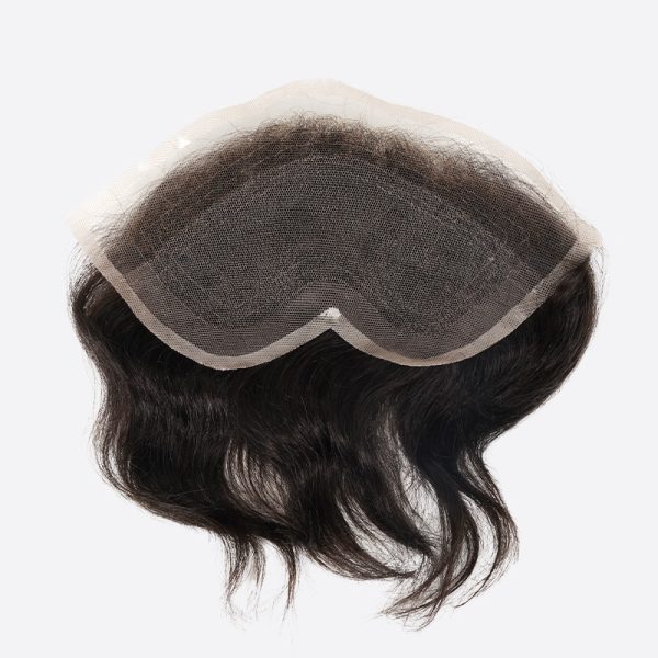 1BFN390910 Lace Frontal Partial Hair Piece For Men's Receding Hairline
