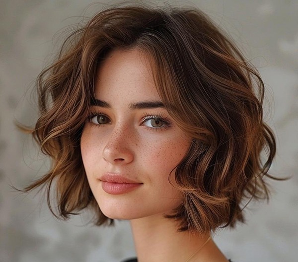 2-30 Best Haircuts and Hairstyles for Short Wavy Hair
