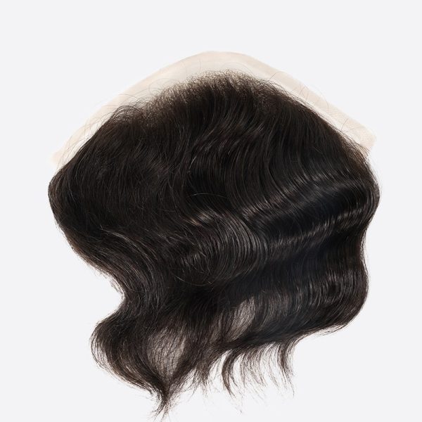 2BFN390910 Lace Frontal Partial Hair Piece For Men's Receding Hairline
