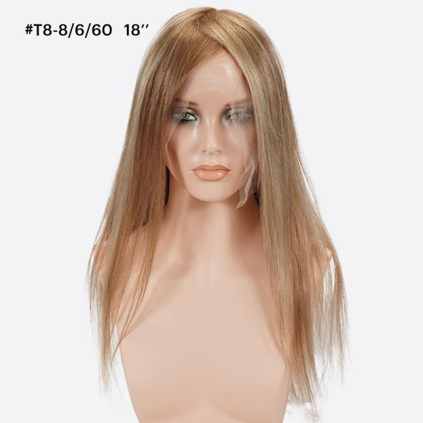 17Medluxe-4 Medical Grade Wig Cap Silk Top Lace Front Wig For Medical Hair Loss
