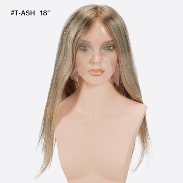 18Medluxe-4 Medical Grade Wig Cap Silk Top Lace Front Wig For Medical Hair Loss