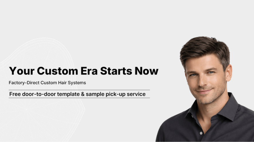 free door-to-door pick up service for new custom order banner