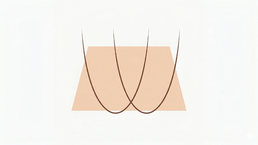 illustration of v-loop knots