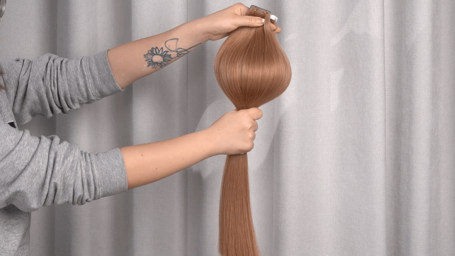 testing hair extension quality