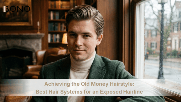 Achieving the Old Money Hairstyle: Best Hair Systems for an Exposed Hairline