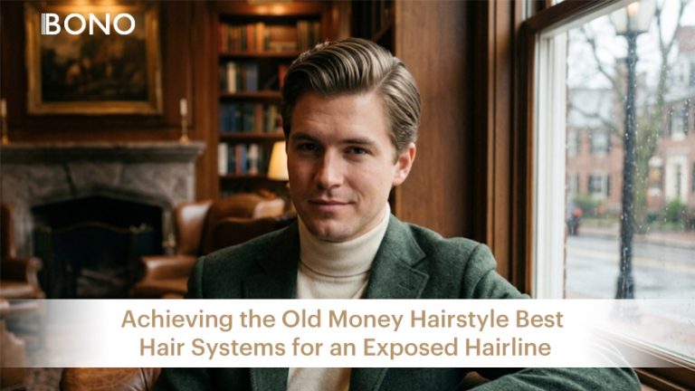 Achieving the Old Money Hairstyle: Best Hair Systems for an Exposed Hairline