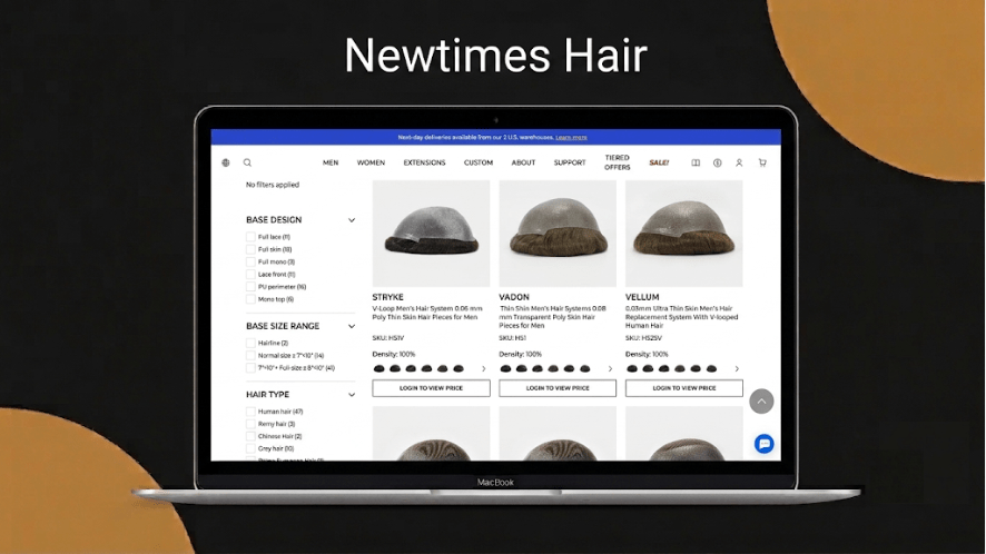 Newtimes Hair men's hair system page