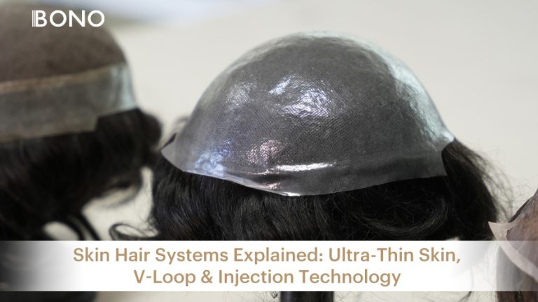 Skin Hair Systems Explained: Ultra-Thin Skin, V-Loop & Injection Technology