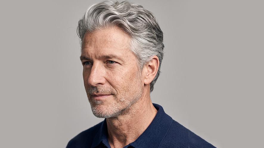1B# with 80% gray hair in a toupee