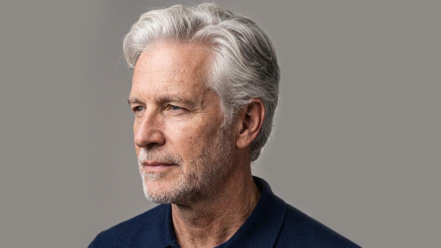 1B# with 90% gray hair in a toupee