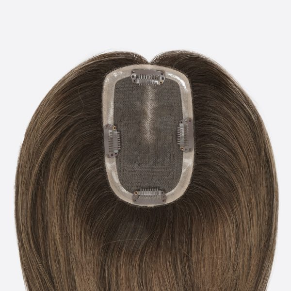 1Ada Fine Mono with NPU Perimeter Cuticle Virgin Hair Topper