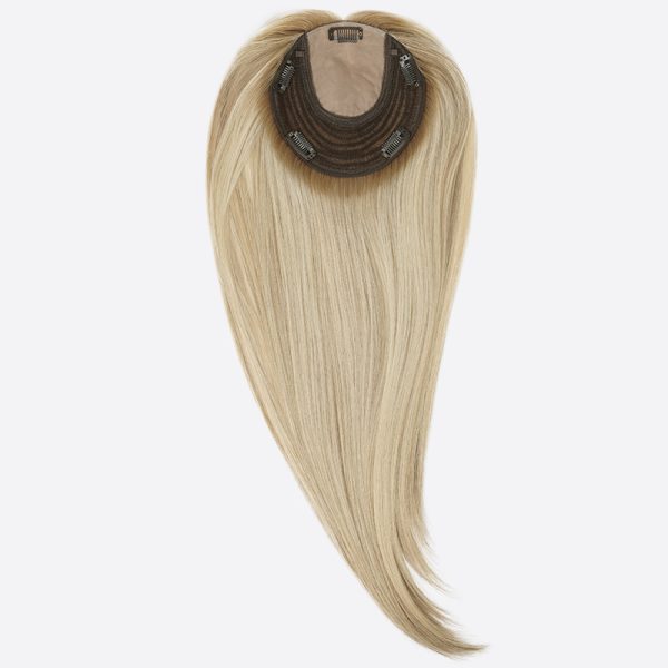 2Ayala Clip-On Silk Top Weft Back Hair Topper