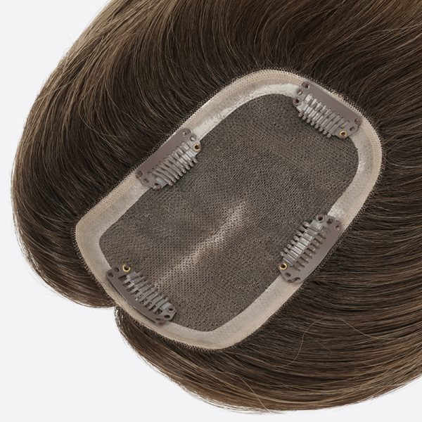 4Ada Fine Mono with NPU Perimeter Cuticle Virgin Hair Topper