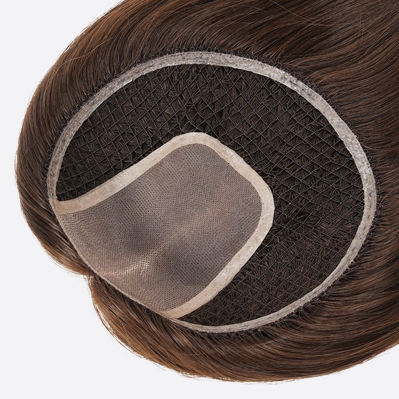 4Mira Mono Top with Fishnet Human Hair Topper 4Mira Mono Top with Fishnet Human Hair Topper