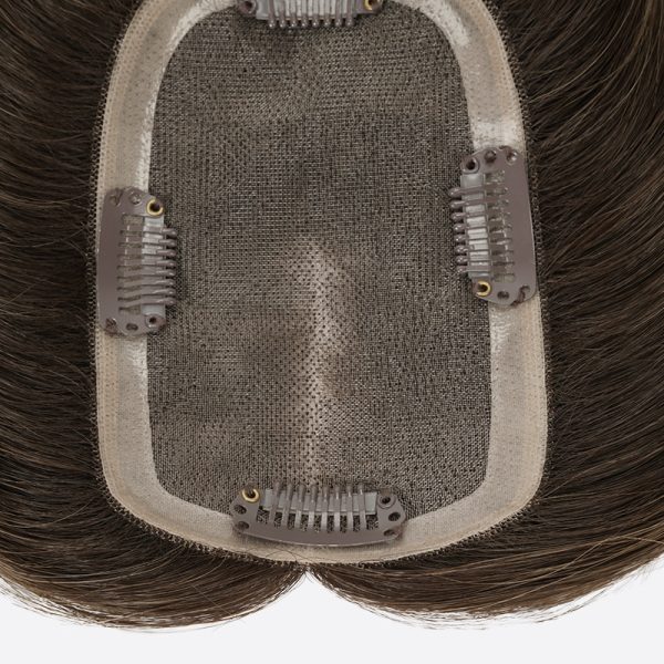 5Ada Fine Mono with NPU Perimeter Cuticle Virgin Hair Topper