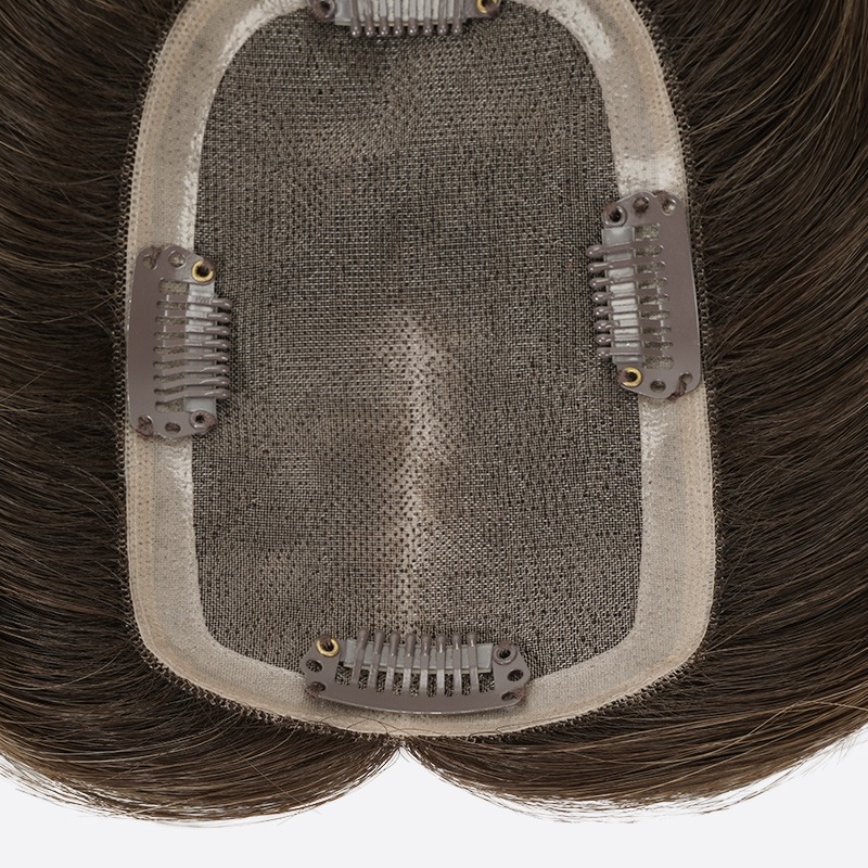 5Ada Fine Mono with NPU Perimeter Cuticle Virgin Hair Topper 5Ada Fine Mono with NPU Perimeter Cuticle Virgin Hair Topper