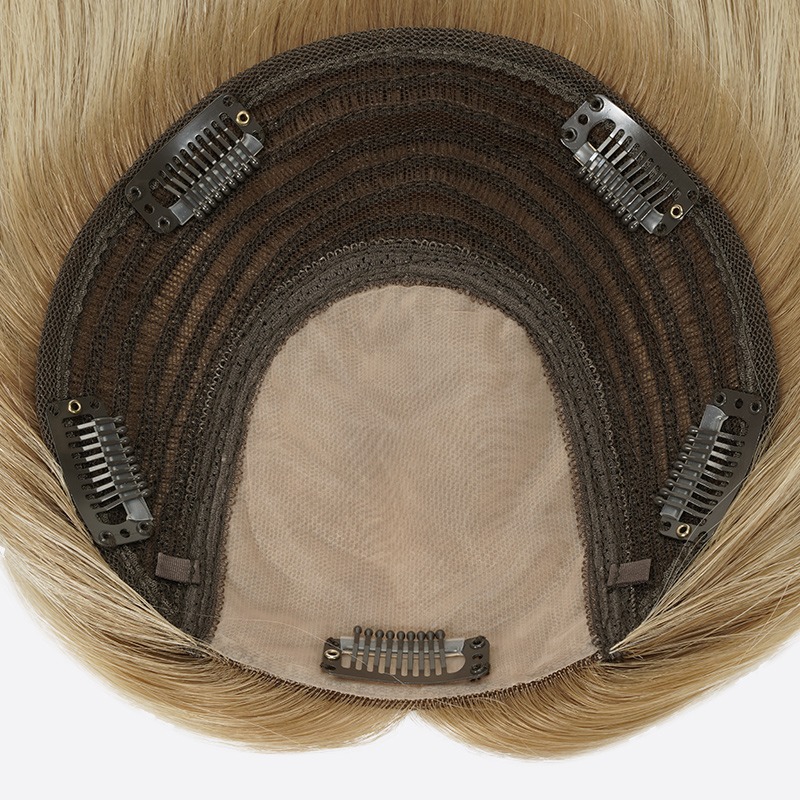 5Ayala Clip-On Silk Top Weft Back Hair Topper 5Ayala Clip-On Silk Top Weft Back Hair Topper