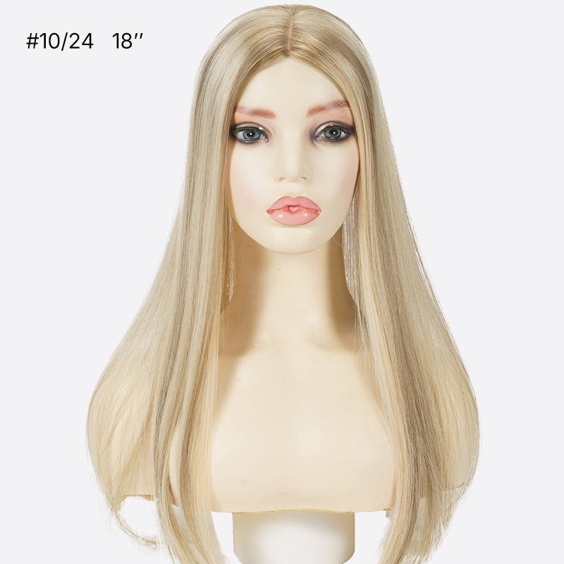 6Ayala Clip-On Silk Top Weft Back Hair Topper 6Ayala Clip-On Silk Top Weft Back Hair Topper