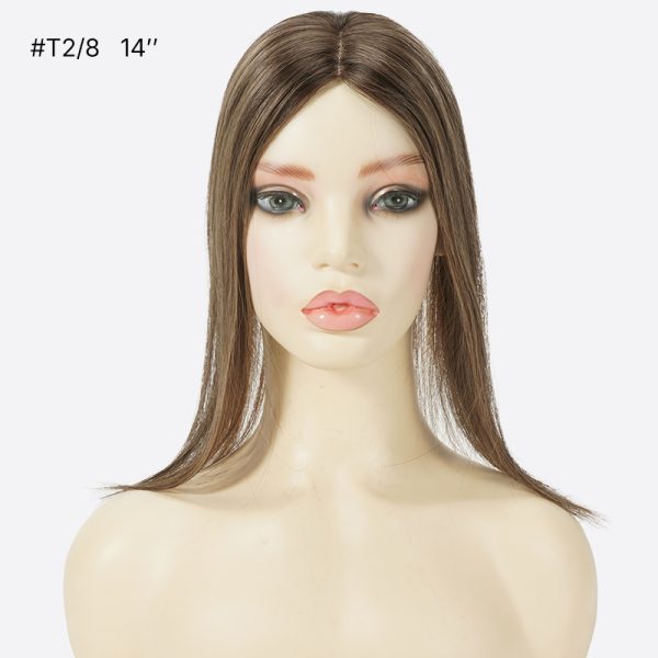 7Ada Fine Mono with NPU Perimeter Cuticle Virgin Hair Topper